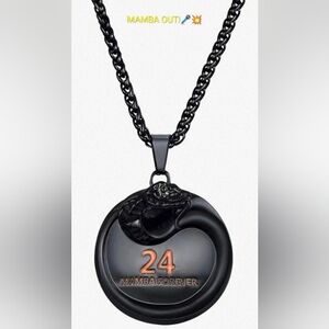 New! Hand Made Kobe Bryant Mamba Forever Lakers Chain/Necklace Pendant w/Posters